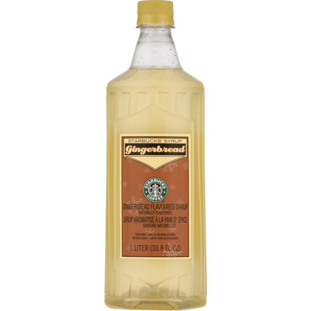 Starbucks Gingerbread Syrup Bottle